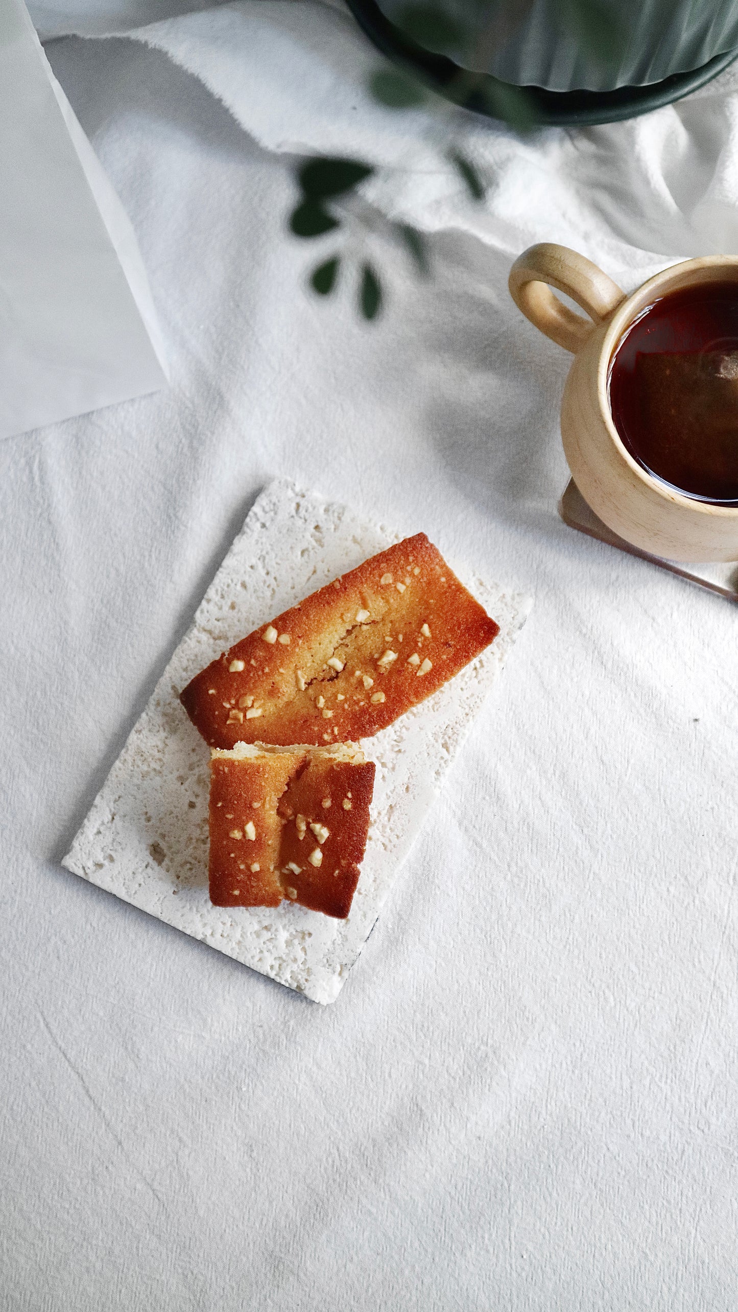手炒花生包餡麻糬費南雪|肥嘟嘟手工麻糬金磚費南雪 chubby mochi financiers (4入)