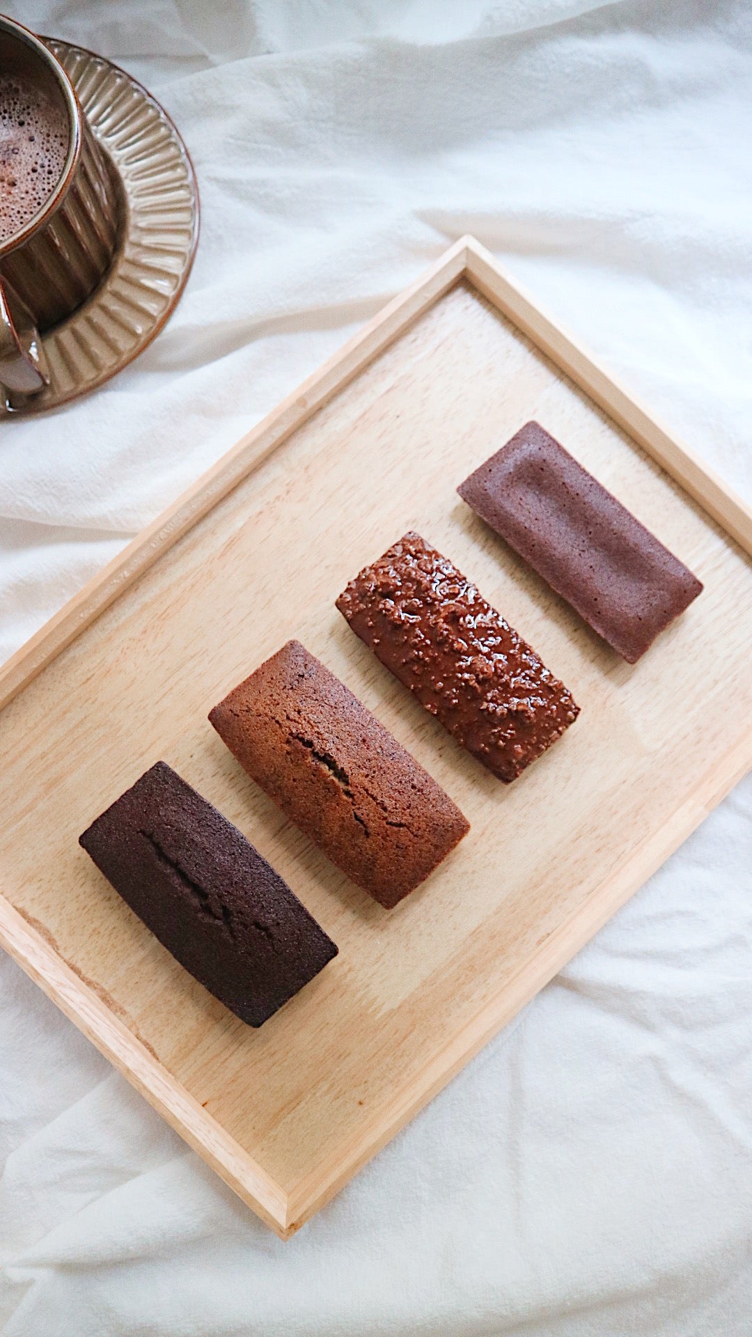 #NEW! 《大人系黑朱古力系列 含咖啡因版本》金磚費南雪 premium chocolate financiers set (1組4入♡)