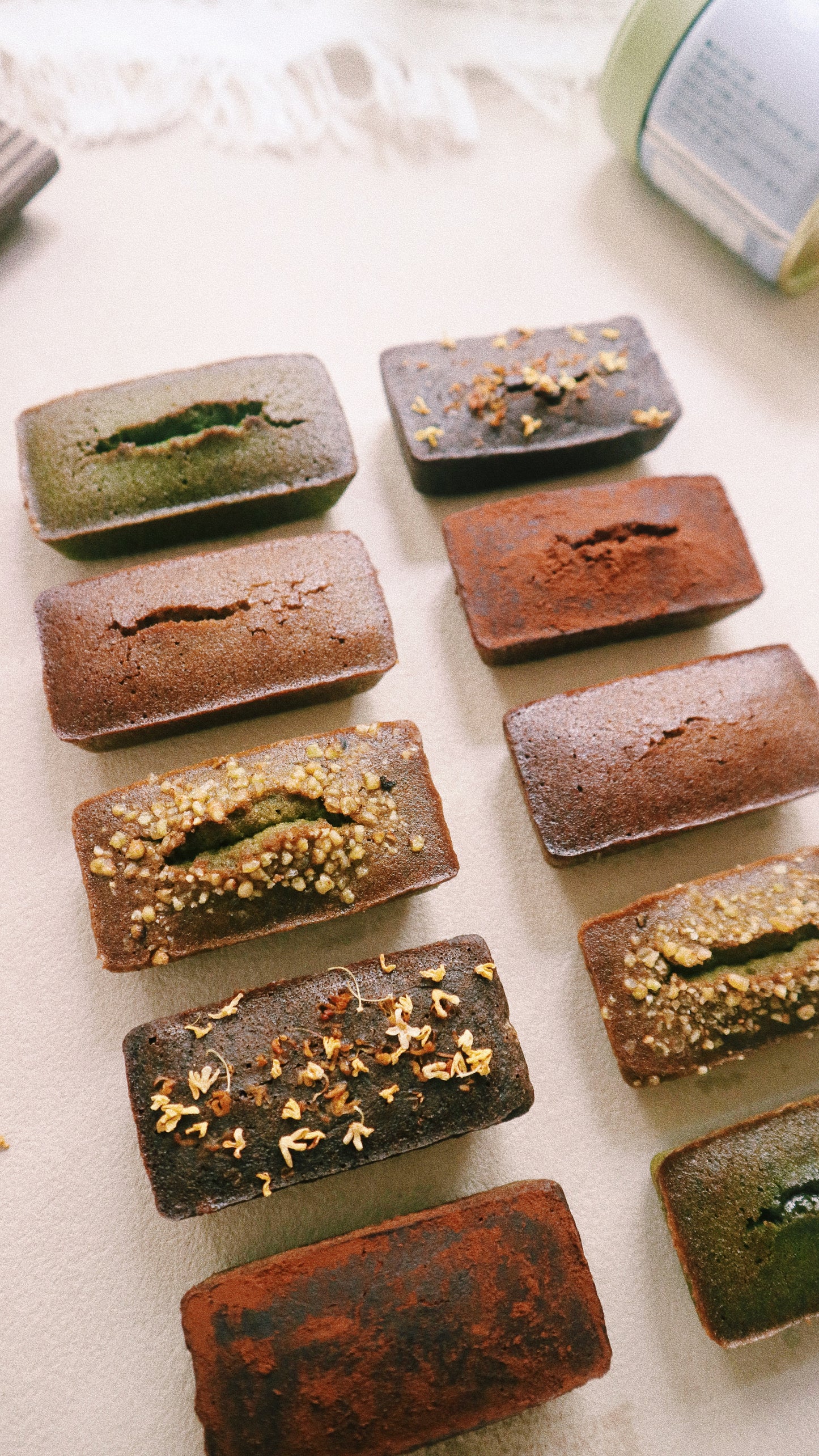 \2.0版本!全新茶味盛合!/ 濃醇特調茶香小金磚費南雪 premium tea 2.0 mini financiers set (1組10入♡)