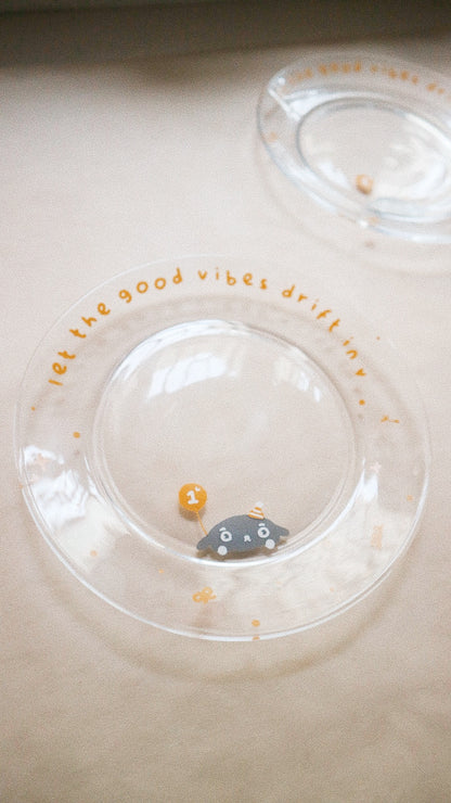 \ 不扣成本慈善義賣 / 𝙙𝙧𝙞𝙛𝙩𝙚𝙧 一週年限定玻璃碟 及 premium financiers tasting set (1組4入金磚費南雪♡) | 每筆訂單購買數量上限為2組。