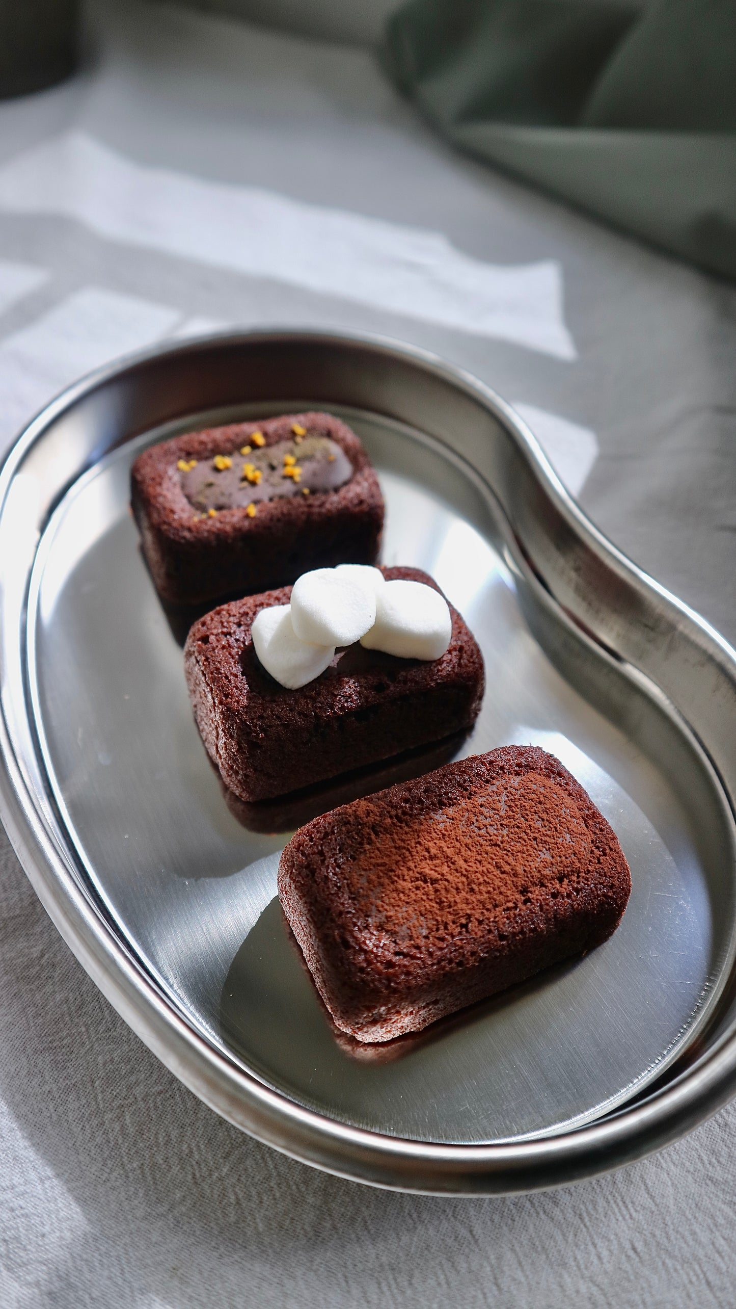 [NEW!] 冬日高級香醇黑巧克力 x 濃厚系可可費南雪 deluxe chocolate financiers set (一組3入♡)