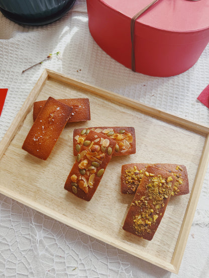 新春限定✧* 長輩 friendly!! 大方得體金磚費南雪新春禮盒3款共六入（售完不補）