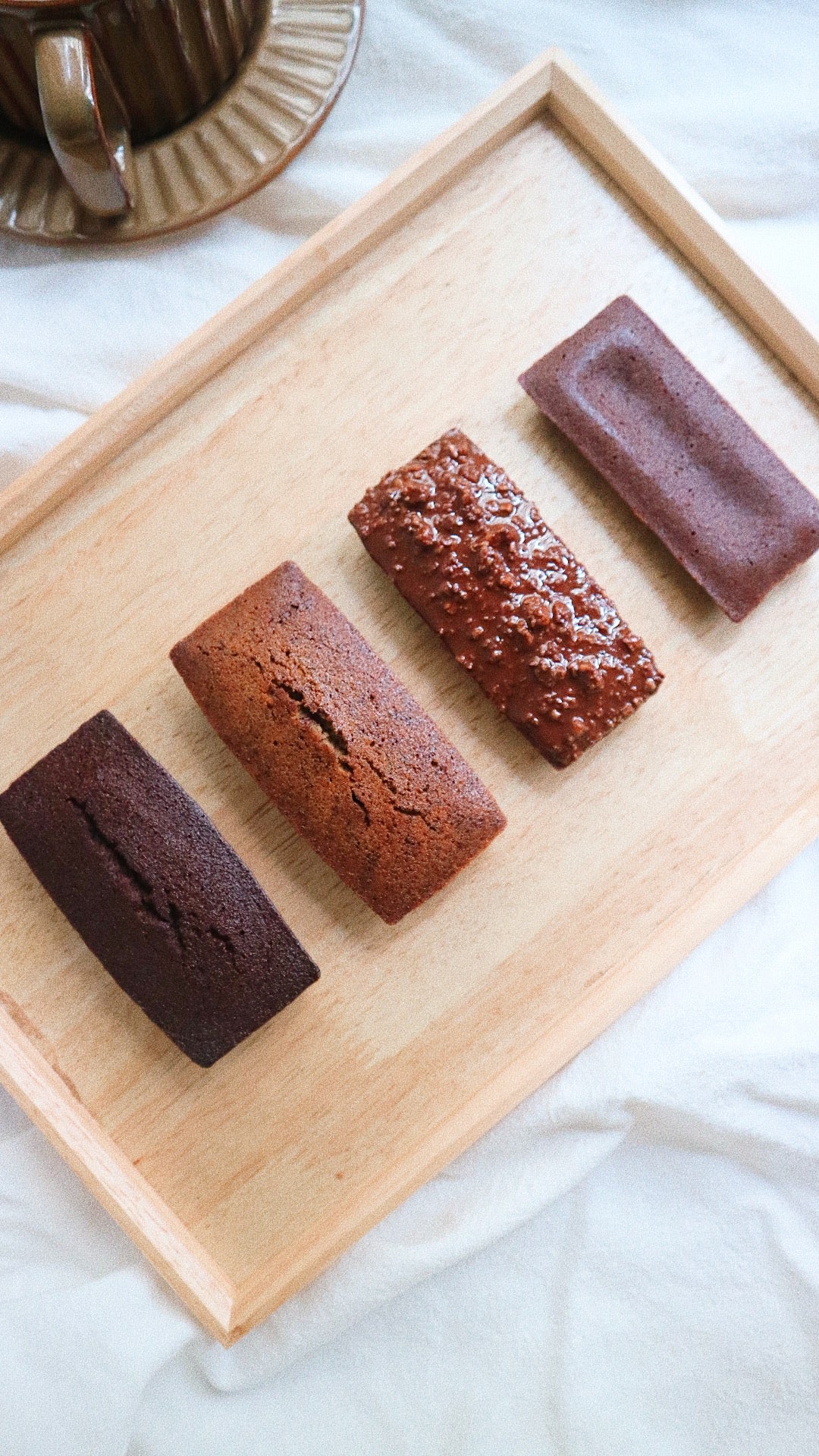 #NEW! 《大人系黑朱古力系列 含咖啡因版本》金磚費南雪 premium chocolate financiers set (1組4入♡)